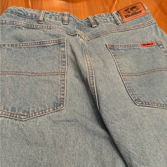 Butter Relaxed Fit Light Blue Jeans - Picture 2 of 3